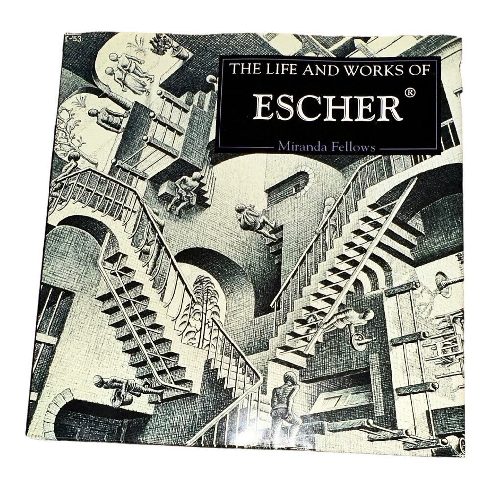 The Life and Works of Escher 1996 hardcover artist illustrations collector